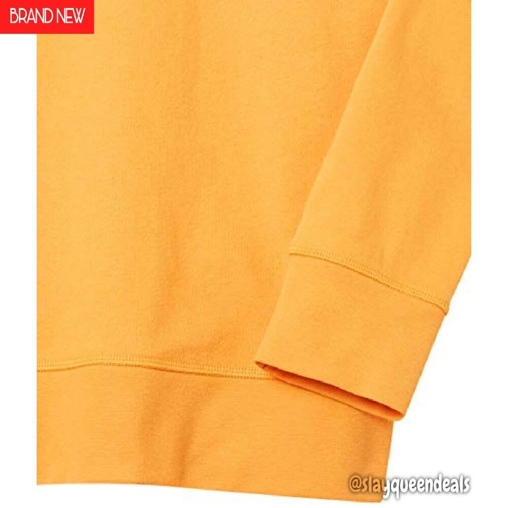 Men's Lightweight Fleece French Terry Crewneck Sweatshirt Regular Fit - Picture 6 of 7